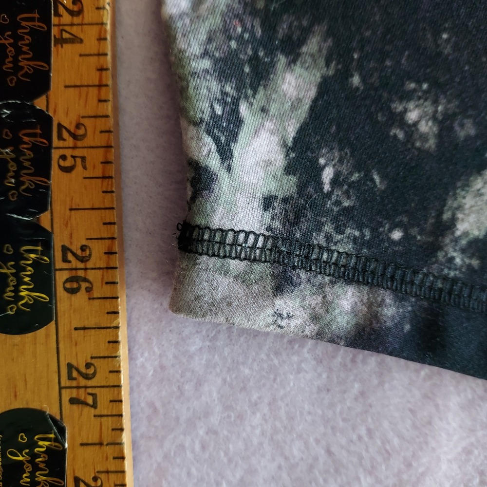 Old Navy Active PowerPress High-Rise Leggings 3X Purple Black Marble Go-Dry Crop - Picture 4 of 5